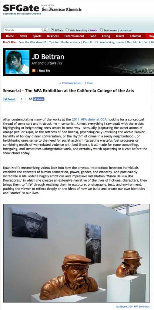 Review in SF Gate